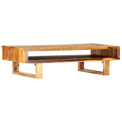 Table Basse 110X55X30 Cm Bois Massif