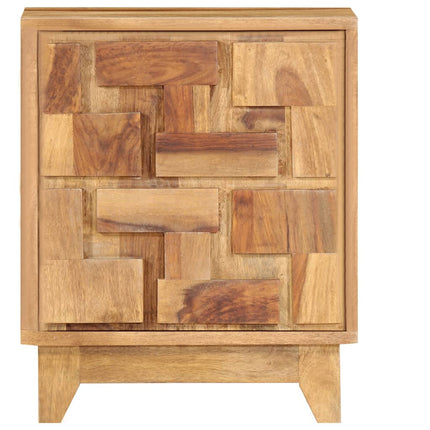 Table De Chevet 40X30X50 Cm Bois Massif