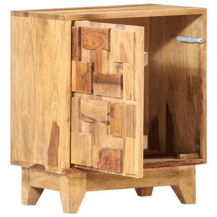 Table De Chevet 40X30X50 Cm Bois Massif