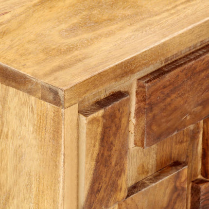 Table De Chevet 40X30X50 Cm Bois Massif
