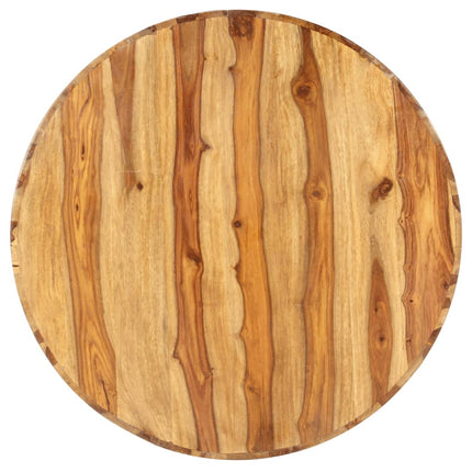 Table Basse Ronde 65X30 Cm Bois Solide