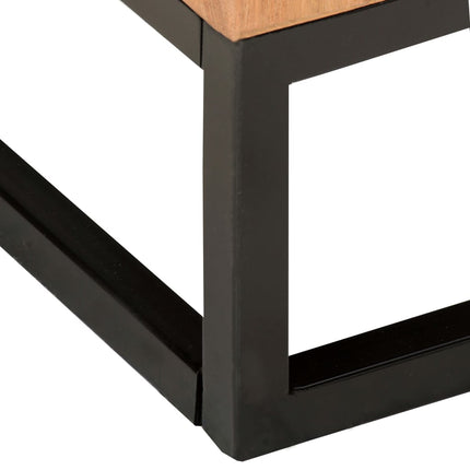 Tables D'appoint 2 Pcs Bois D'acacia Solide
