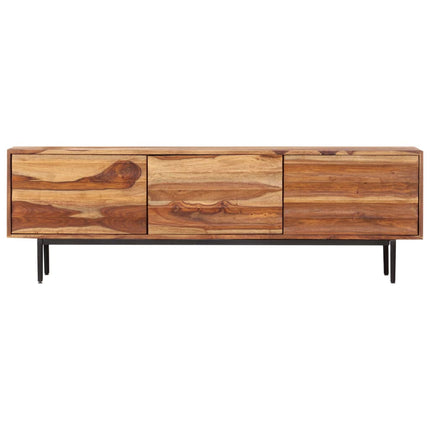 Meuble Tv 140X30X45 Cm Bois Solide