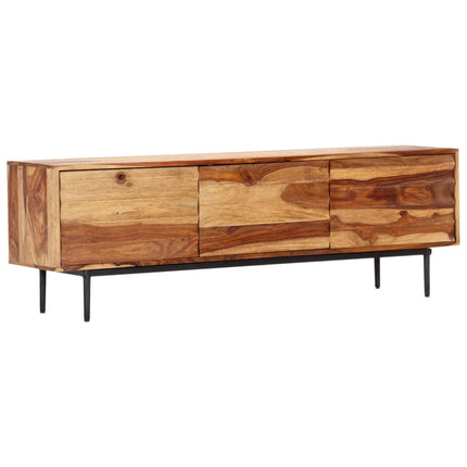 Meuble Tv 140X30X45 Cm Bois Solide