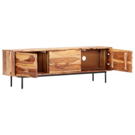 Meuble Tv 140X30X45 Cm Bois Solide