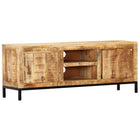 Meuble Tv 118 X 30 X 45 Cm Bois De Manguier Massif