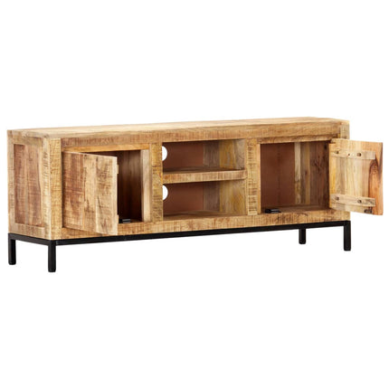 Meuble Tv 118 X 30 X 45 Cm Bois De Manguier Massif