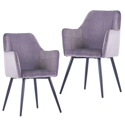 Chaises À Manger Lot De 2 Velours