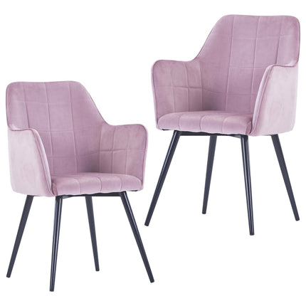 Chaises À Manger Lot De 2 Velours