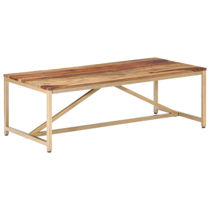 Table Basse 120X60X40 Cm Bois Massif