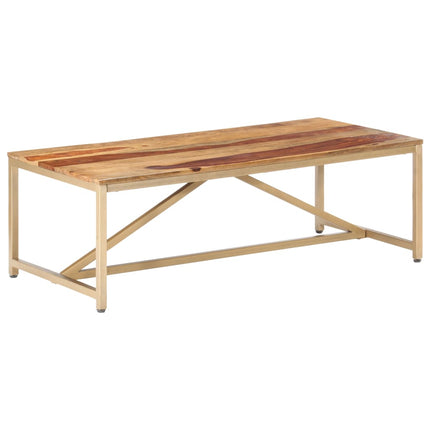 Table Basse 120X60X40 Cm Bois Massif