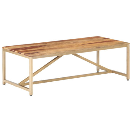 Table Basse 120X60X40 Cm Bois Massif