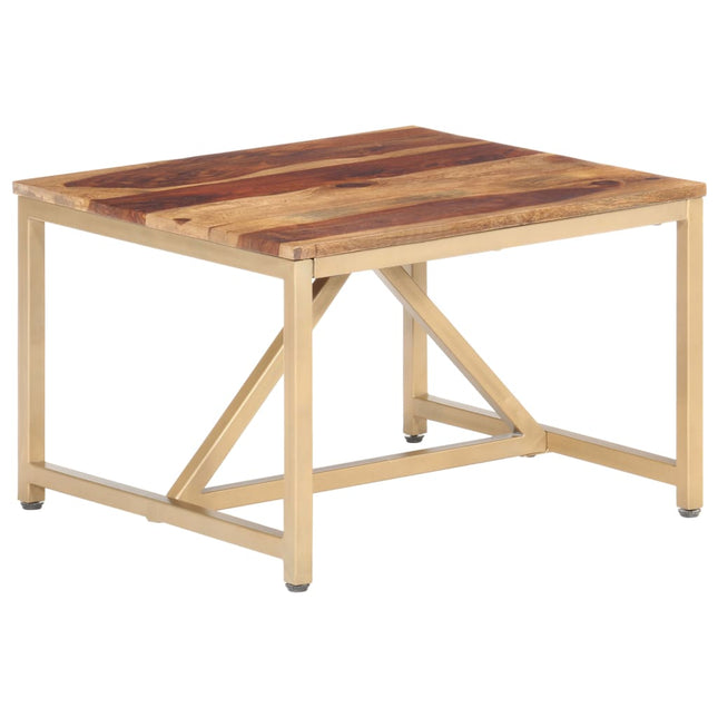 Table D'appoint 60X60X40 Cm Bois Massif