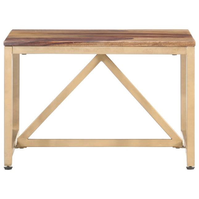 Table D'appoint 60X60X40 Cm Bois Massif