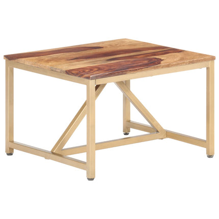 Table D'appoint 60X60X40 Cm Bois Massif