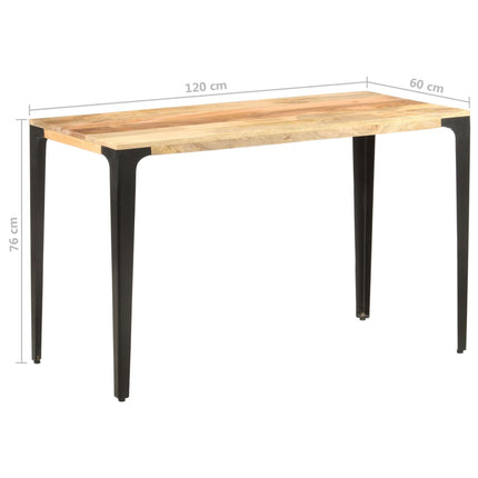 Table De Salle À Manger Bois Solide De Manguier