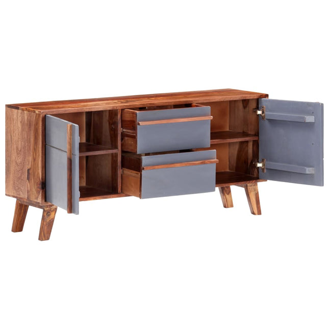 Buffet Gris Bois Massif