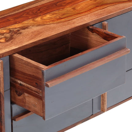 Buffet Gris Bois Massif