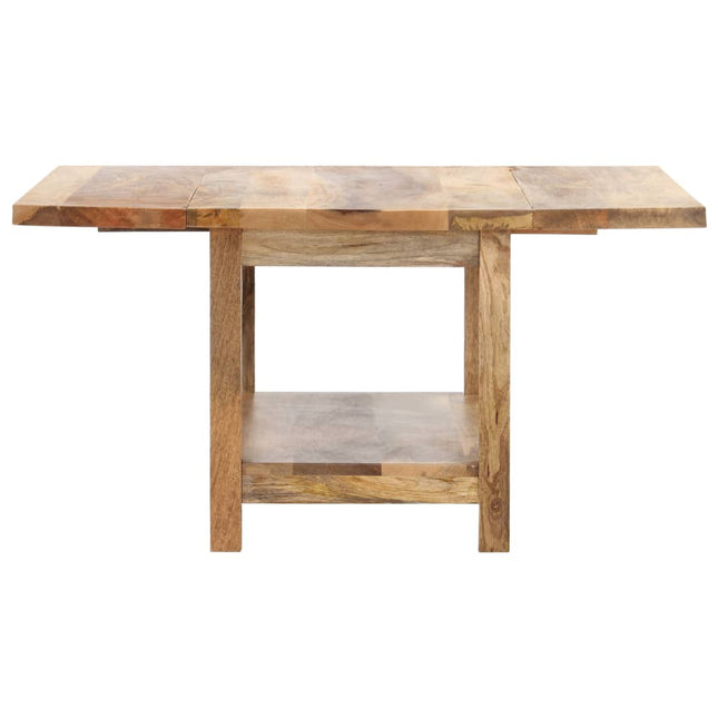 Table Basse Extensible 90X(45-90)X45 Cm Bois De Manguier Massif