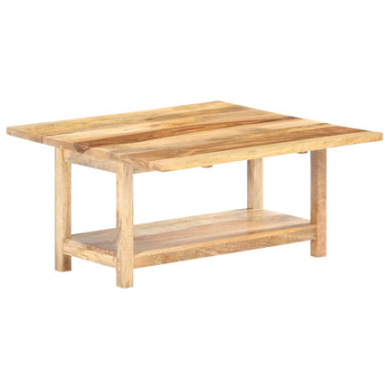 Table Basse Extensible 90X(45-90)X45 Cm Bois De Manguier Massif