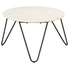 Table Basse Pierre Véritable Texture Marbre