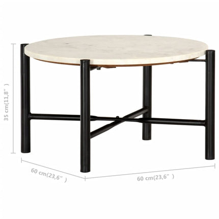 Table Basse Pierre Véritable Texture Marbre