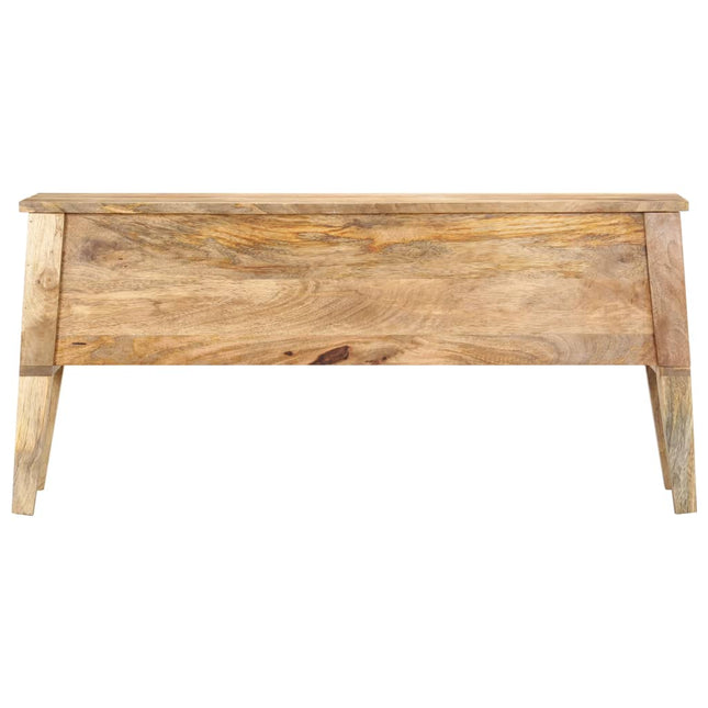 Boîte De Rangement 99X35X48 Cm Bois De Manguier Solide