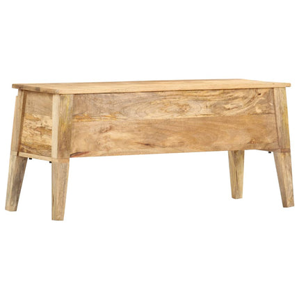 Boîte De Rangement 99X35X48 Cm Bois De Manguier Solide