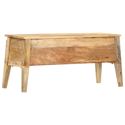Boîte De Rangement 99X35X48 Cm Bois De Manguier Solide