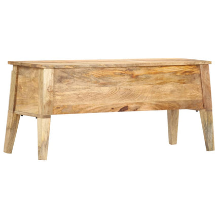 Boîte De Rangement 99X35X48 Cm Bois De Manguier Solide
