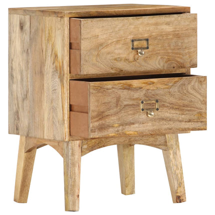 Table De Chevet 40X35X55 Cm Bois De Manguier Solide