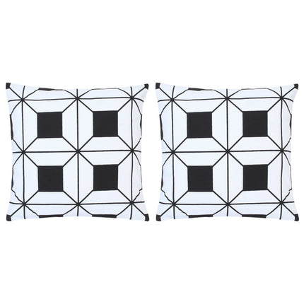 Coussins Imprimés Lot De 2 0X40 Cm Coton