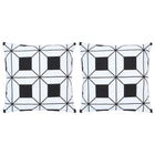 Coussins Imprimés Lot De 2 0X40 Cm Coton
