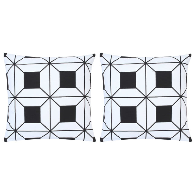 Coussins Imprimés Lot De 2 0X40 Cm Coton