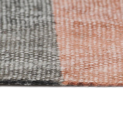 Tapis Tissé À La Main Coton Imprimé Multicolore