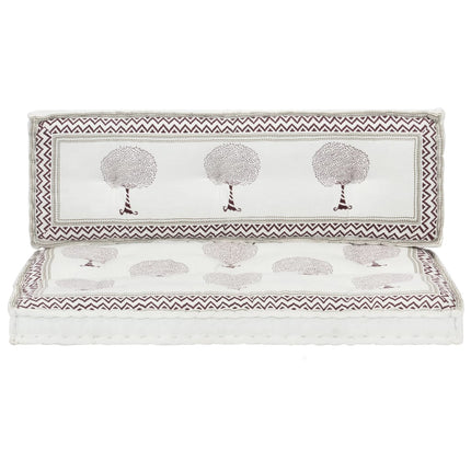 Ensemble De Coussins De Palette De Jardin Lot De 2 Imprimé