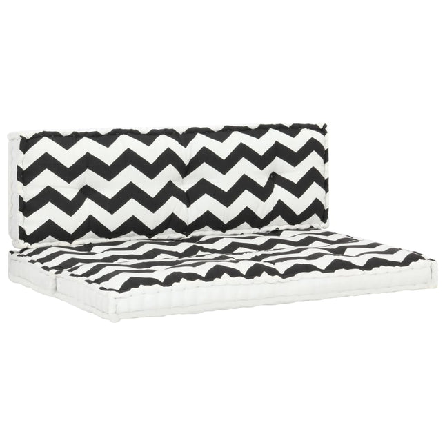 Ensemble De Coussins De Palette De Jardin Lot De 2 Imprimé