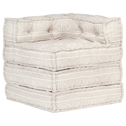 Pouf Modulaire À 2 Places Tissu