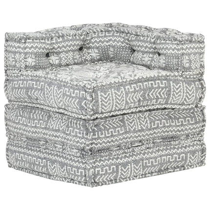 Pouf Modulaire À 2 Places Tissu