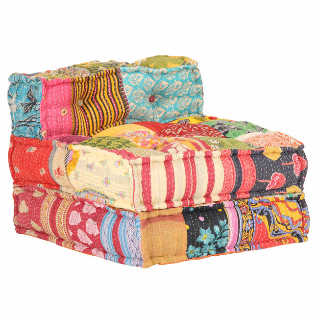 Pouf Modulaire À 2 Places Tissu