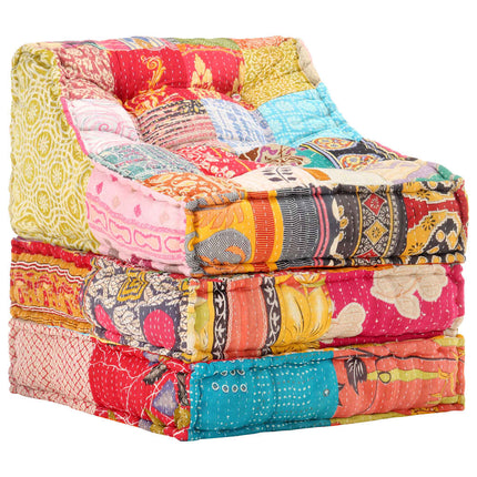 Pouf Modulaire À 2 Places Tissu