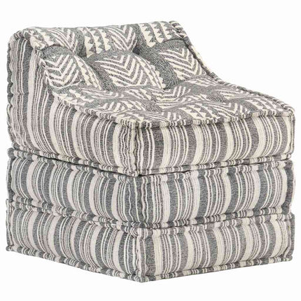 Pouf Modulaire À 2 Places Tissu