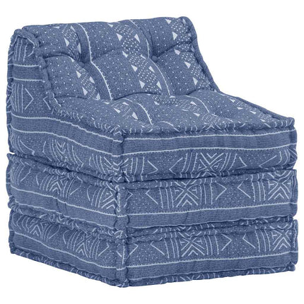 Pouf Modulaire À 2 Places Tissu