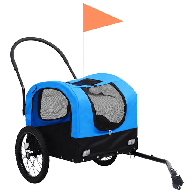 Remorque De Vélo Pour Chiens Et Poussette 2-En-1