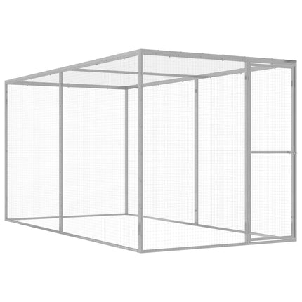 Cage Pour Chat 1,5X1,5X1,5 M Acier Galvanisé