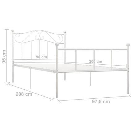 Cadre De Lit Sans Matelas Métal