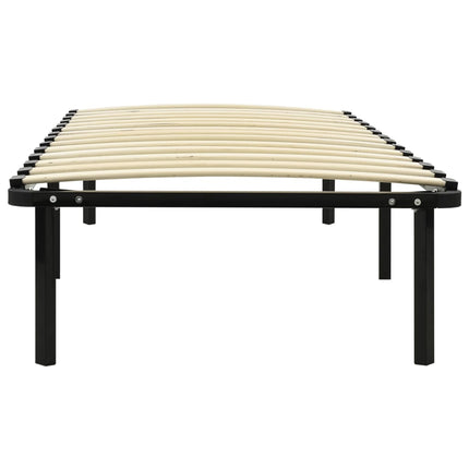 Cadre De Lit Sans Matelas Noir Métal