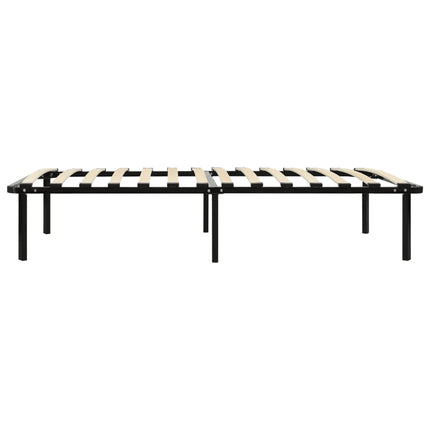 Cadre De Lit Sans Matelas Noir Métal