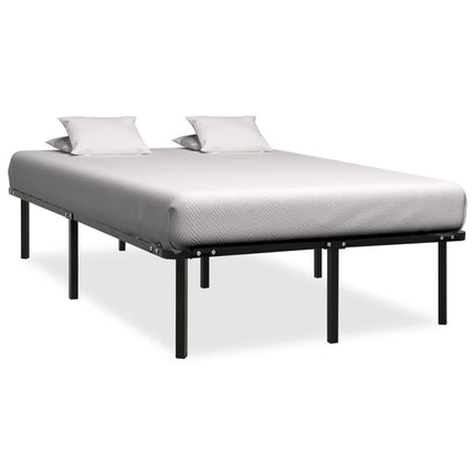 Cadre De Lit Sans Matelas Noir Métal