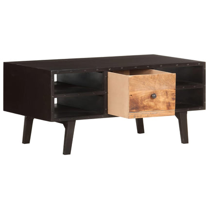 Table Basse 100X50X45 Cm Bois De Récupération Massif
